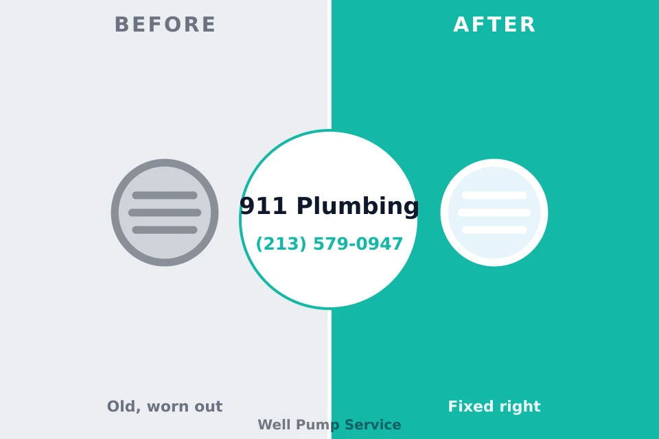 Before and after: plumbing repair Laurel Hollow, NY